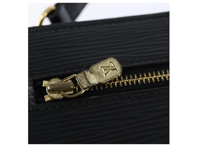 LOUIS VUITTON Epi Angian Shoulder Bag 2way Black M52112 LV Auth 147253 - view 9