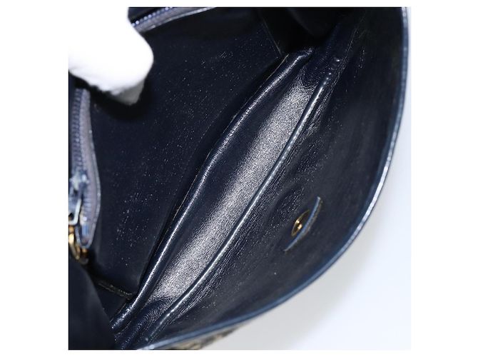 Borsa a Spalla in Tela Trotter Christian Dior Blu Auth 150069 Blu navy - vista 11
