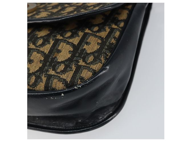 Borsa a Spalla in Tela Trotter Christian Dior Blu Auth 150069 Blu navy - vista 14