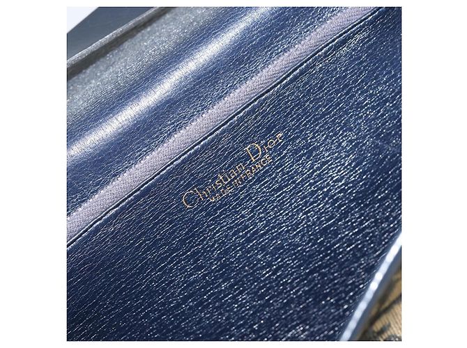 Borsa a Spalla in Tela Trotter Christian Dior Blu Auth 150069 Blu navy - vista 18