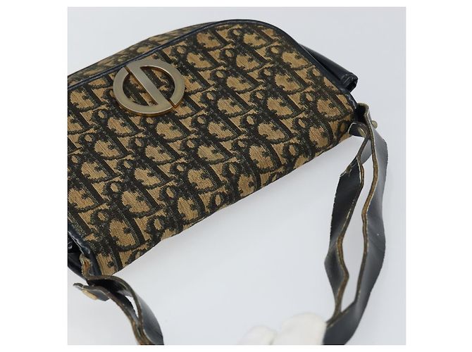 Borsa a Spalla in Tela Trotter Christian Dior Blu Auth 150069 Blu navy - vista 6