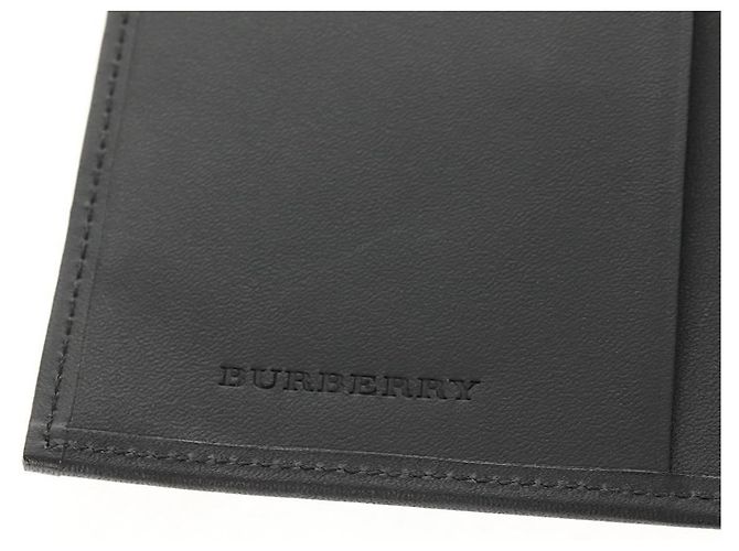 Custodia per pianificatore in tela e pelle a quadri Nova di BURBERRY beige e nera 146241 Auth am9392V - vista 10
