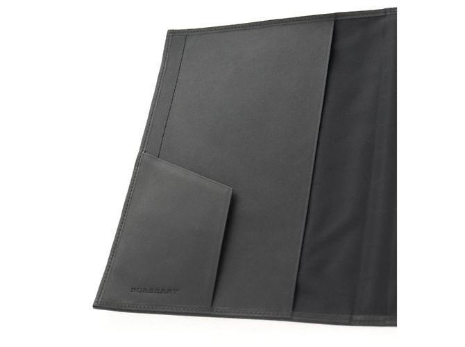 Custodia per pianificatore in tela e pelle a quadri Nova di BURBERRY beige e nera 146241 Auth am9392V - vista 17