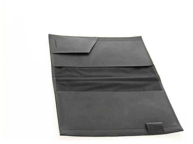 Custodia per pianificatore in tela e pelle a quadri Nova di BURBERRY beige e nera 146241 Auth am9392V - vista 9