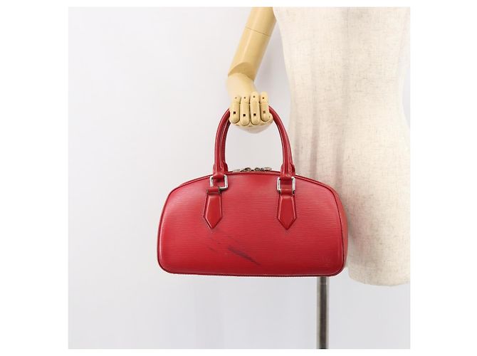 LOUIS VUITTON Borsa a mano Epi jasmine Rossa M52087 LV Auth 149994 Rosso - vista 24