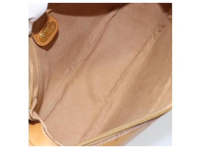 Gucci Borsa a Spalla Micro GG Supreme PVC Beige Oro 001 58 4001 Auth 149982 D'oro - vista 11