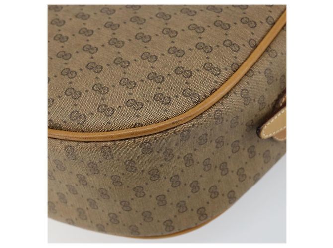 Gucci Borsa a Spalla Micro GG Supreme PVC Beige Oro 001 58 4001 Auth 149982 D'oro - vista 16