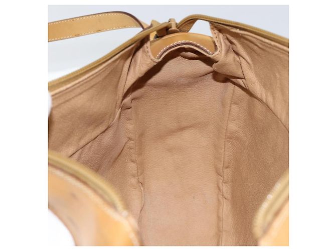 Gucci Borsa a Spalla Micro GG Supreme PVC Beige Oro 001 58 4001 Auth 149982 D'oro - vista 21