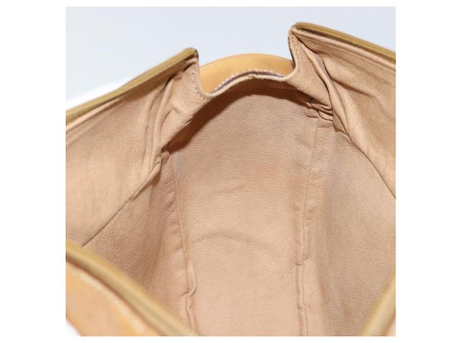 Gucci Borsa a Spalla Micro GG Supreme PVC Beige Oro 001 58 4001 Auth 149982 D'oro - vista 22