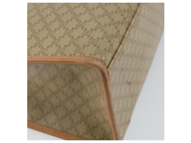 Céline Borsa a Spalla in Tela Macadam CELINE PVC Beige Oro Auth gh1092 D'oro - vista 17