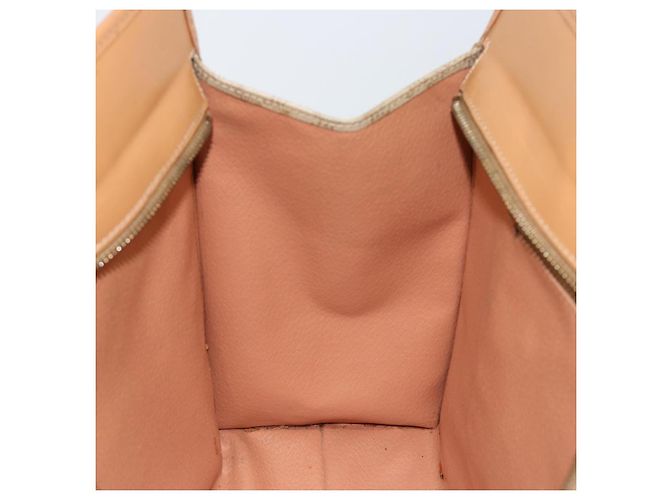 Céline Borsa a Spalla in Tela Macadam CELINE PVC Beige Oro Auth gh1092 D'oro - vista 21
