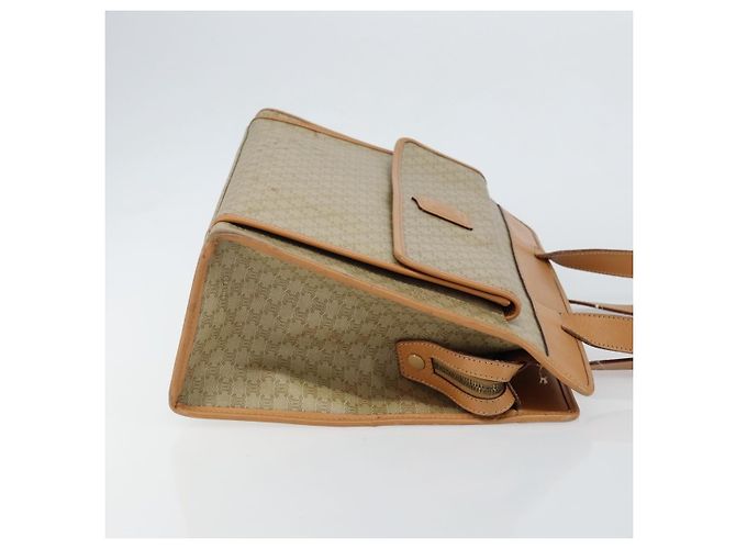 Céline Borsa a Spalla in Tela Macadam CELINE PVC Beige Oro Auth gh1092 D'oro - vista 3
