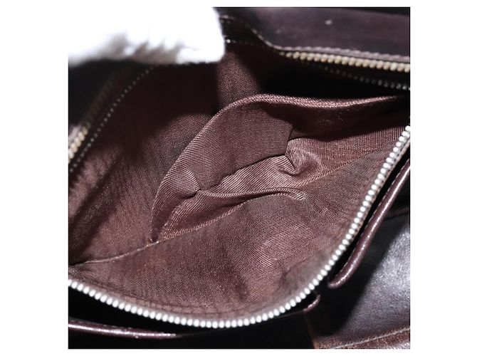 Céline Borsa a Spalla CELINE in Tela Beige Oro Auth 149192 D'oro - vista 20