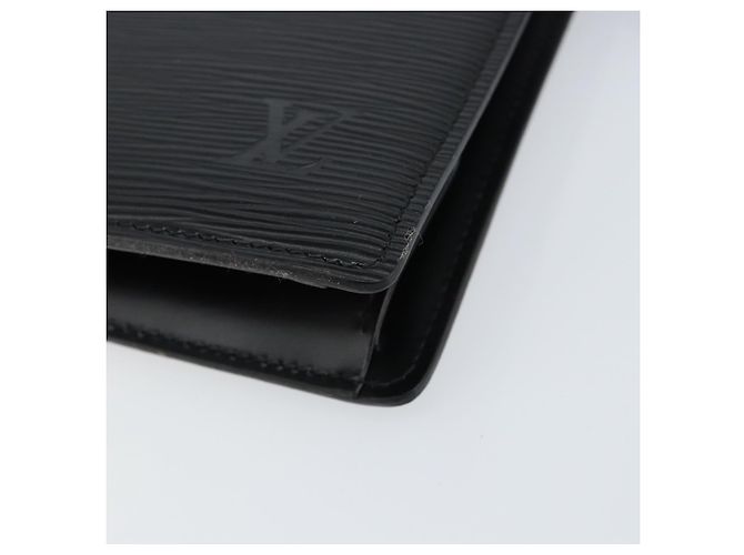 LOUIS VUITTON Pochette Crete Epi Nera M48402 LV Auth 150132 Nero - vista 7