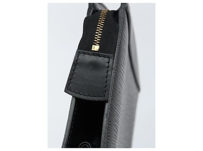 LOUIS VUITTON Pochette Crete Epi Nera M48402 LV Auth 150132 Nero - vista 8