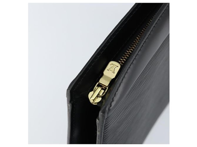 LOUIS VUITTON Pochette Crete Epi Nera M48402 LV Auth 150132 Nero - vista 9