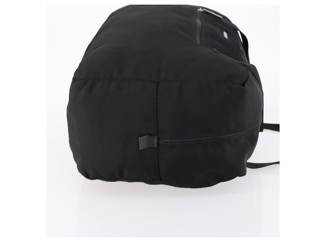 Borsa Boston GUCCI in nylon nero argento 012 0389 Auth bs29901 - vista 3