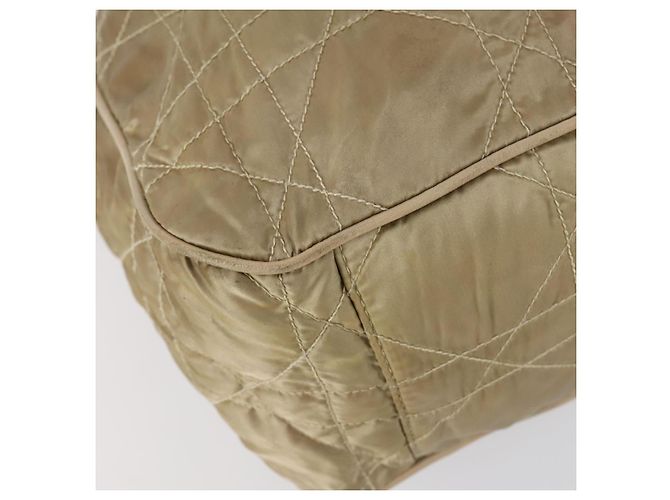 Borsa a Spalla Canage in Nylon Beige Christian Dior Auth bs30247 - vista 16