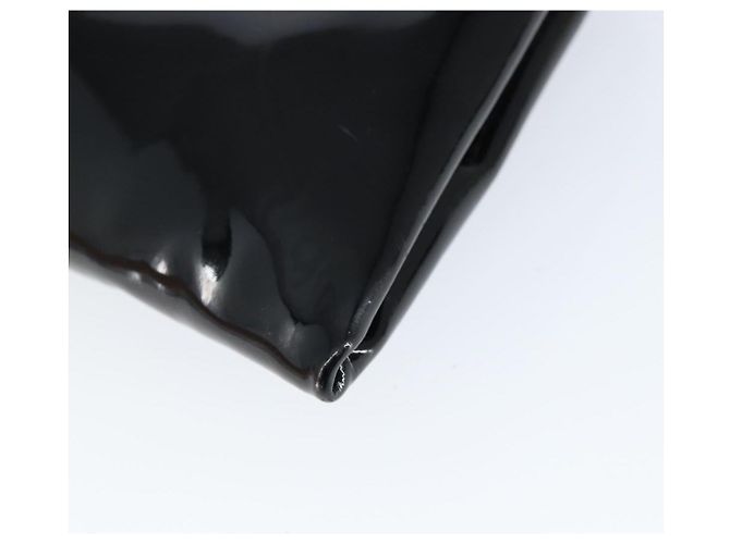 Borsa a Spalla Salvatore Ferragamo Vala Smalto Nero Argento Auth 149147 - vista 16