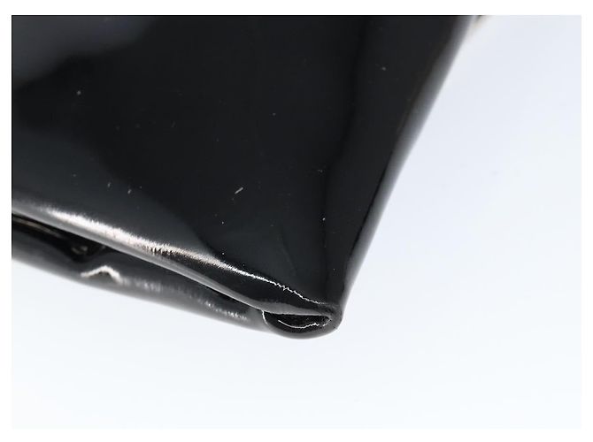 Borsa a Spalla Salvatore Ferragamo Vala Smalto Nero Argento Auth 149147 - vista 17