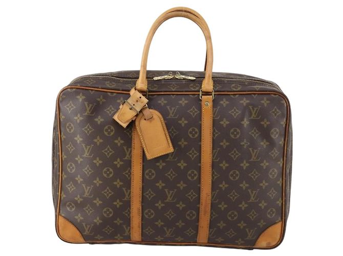 LOUIS VUITTON Borsa Boston Monogram Sirius 45 M41408 LV Auth 145743 Monogramma - vista 13