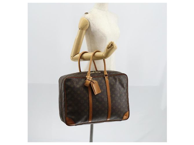 LOUIS VUITTON Borsa Boston Monogram Sirius 45 M41408 LV Auth 145743 Monogramma - vista 24