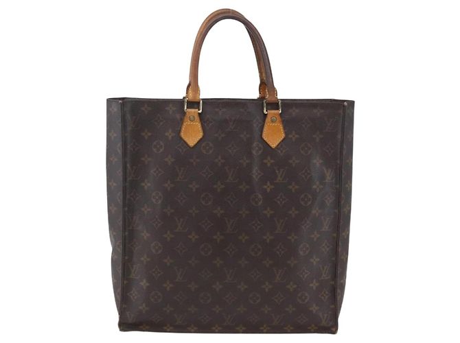 LOUIS VUITTON Borsa Sac Plat Monogram M51140 LV Auth BA7186 Monogramma - vista 2