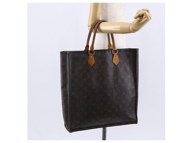 LOUIS VUITTON Borsa Sac Plat Monogram M51140 LV Auth BA7186 Monogramma - vista 20