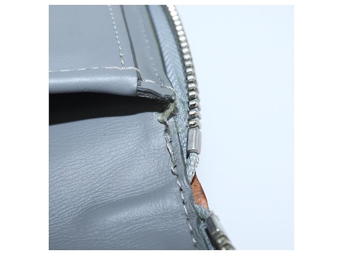 PORTefeuille Zippy Miroir Vertical Louis Vuitton Argent M80808 Authentique bs30443 Argenté - vue 11