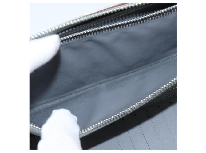 PORTefeuille Zippy Miroir Vertical Louis Vuitton Argent M80808 Authentique bs30443 Argenté - vue 12