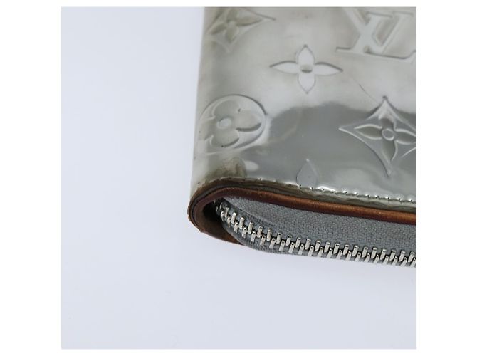 PORTefeuille Zippy Miroir Vertical Louis Vuitton Argent M80808 Authentique bs30443 Argenté - vue 14
