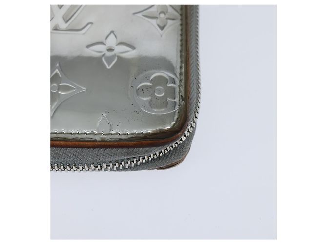 PORTefeuille Zippy Miroir Vertical Louis Vuitton Argent M80808 Authentique bs30443 Argenté - vue 15