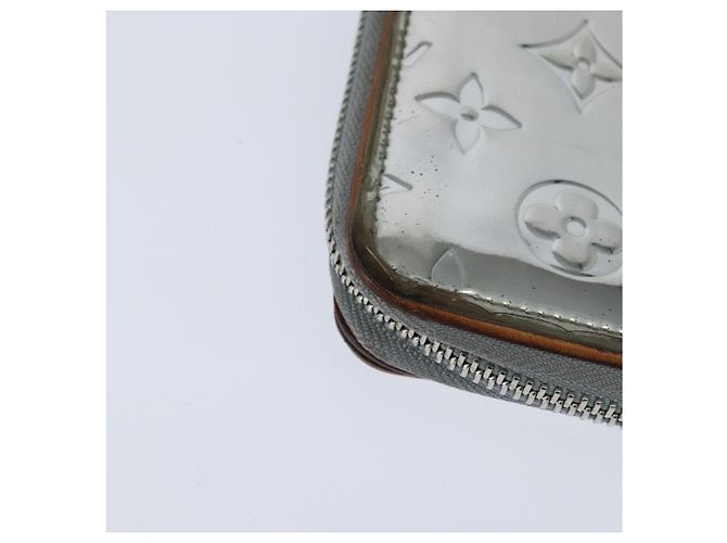 PORTefeuille Zippy Miroir Vertical Louis Vuitton Argent M80808 Authentique bs30443 Argenté - vue 16