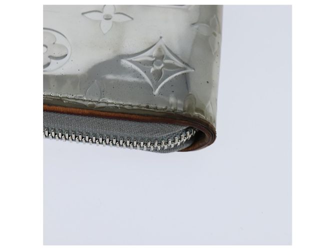 PORTefeuille Zippy Miroir Vertical Louis Vuitton Argent M80808 Authentique bs30443 Argenté - vue 17