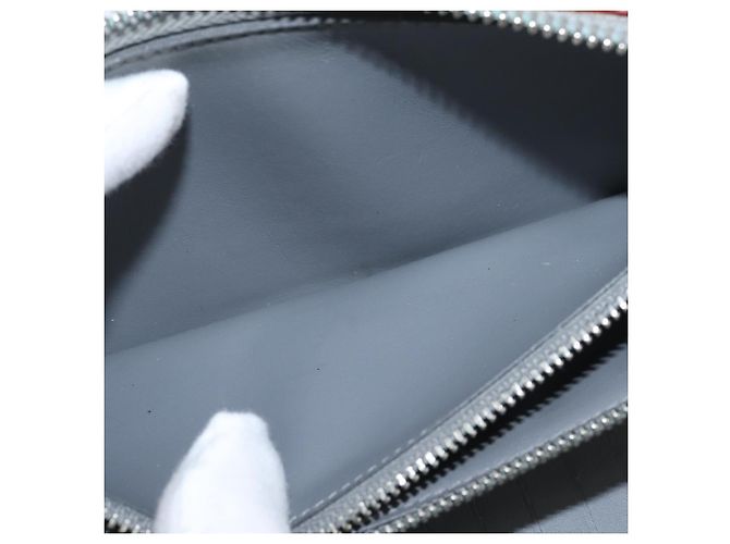 PORTefeuille Zippy Miroir Vertical Louis Vuitton Argent M80808 Authentique bs30443 Argenté - vue 21