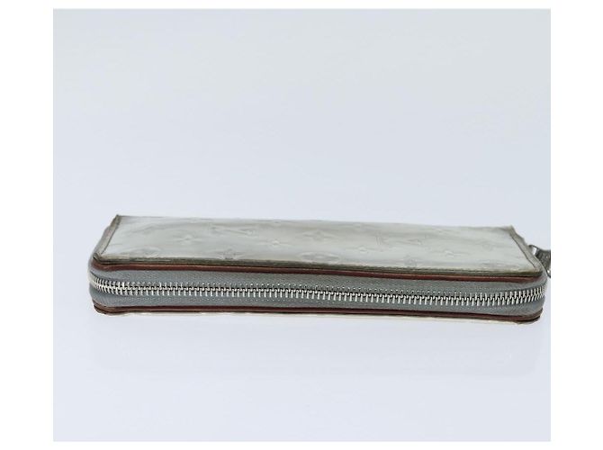 PORTefeuille Zippy Miroir Vertical Louis Vuitton Argent M80808 Authentique bs30443 Argenté - vue 3