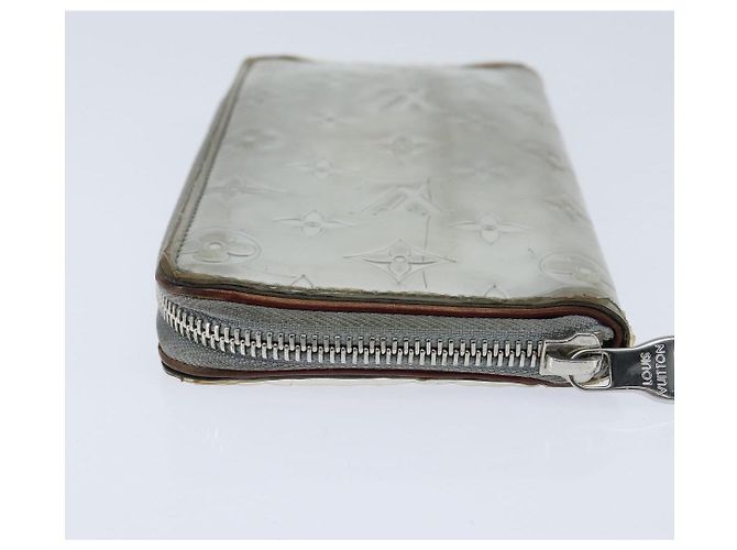 PORTefeuille Zippy Miroir Vertical Louis Vuitton Argent M80808 Authentique bs30443 Argenté - vue 5