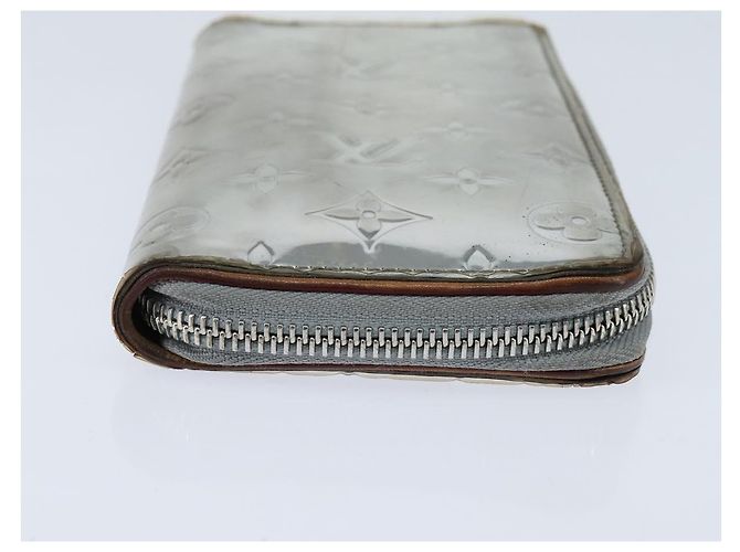 PORTefeuille Zippy Miroir Vertical Louis Vuitton Argent M80808 Authentique bs30443 Argenté - vue 6