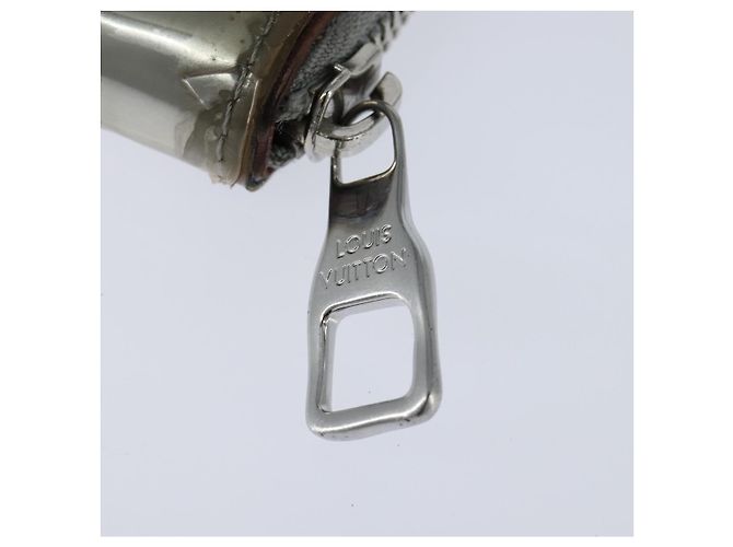 PORTefeuille Zippy Miroir Vertical Louis Vuitton Argent M80808 Authentique bs30443 Argenté - vue 7