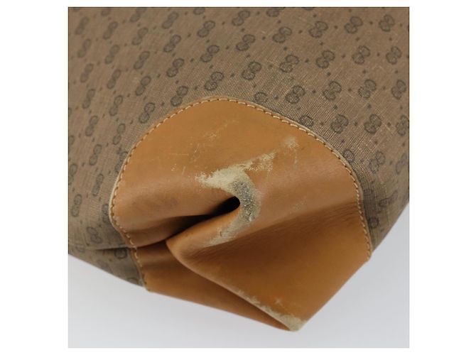 Bolso Sherry Line en PVC Beige Micro GG Supreme Web de GUCCI 002 904 0131 Auth gh1123 Dorado - vista 16
