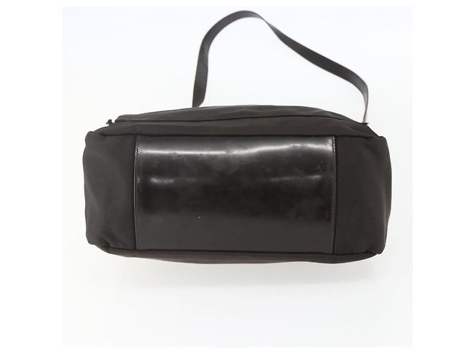 Borsa a spalla Gucci Bamboo Nylon 2 in 1 Marrone Argento Autentica 151470 - vista 5