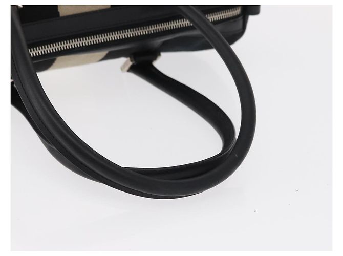 Borsa a mano in tela GG Gucci Nera Argento 000 0851 3754 Auth 155656 Nero - vista 7