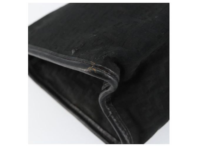 FENDI Zucchino Canvas Clutch Tasche Schwarz Auth 153013 - Ansicht 15