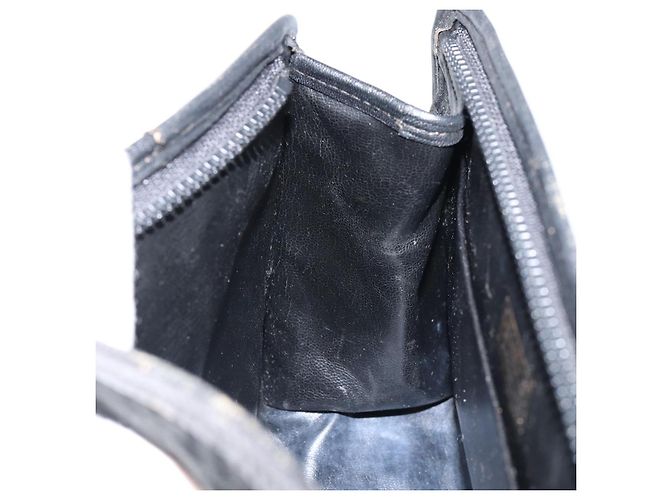 FENDI Zucchino Canvas Clutch Tasche Schwarz Auth 153013 - Ansicht 19