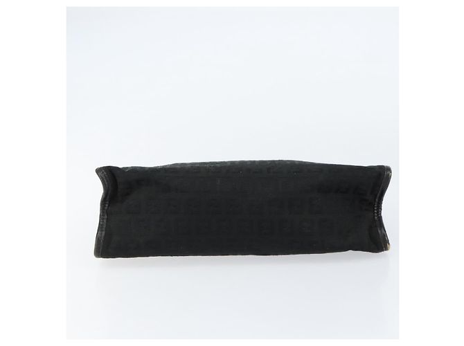 FENDI Zucchino Canvas Clutch Tasche Schwarz Auth 153013 - Ansicht 6