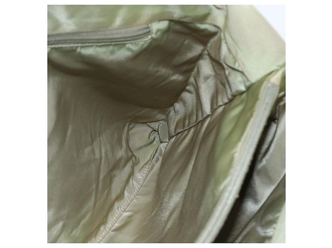 Borsa Tote PRADA Nylon Beige Argento Auth 151519 - vista 20