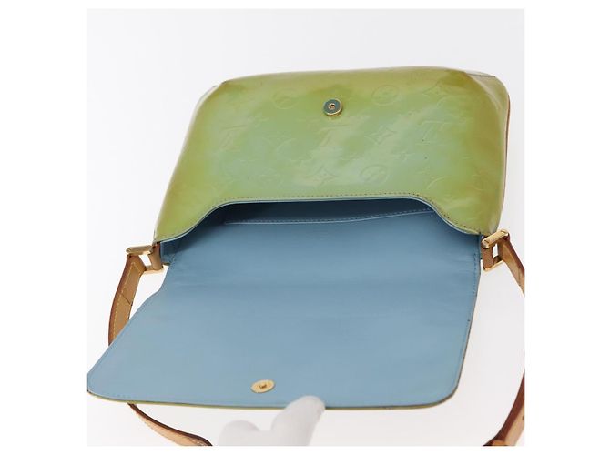 LOUIS VUITTON Borsa Thompson Street Monogram Vernis Blu Baby M91009 Auth bs31550 Blu chiaro - vista 10