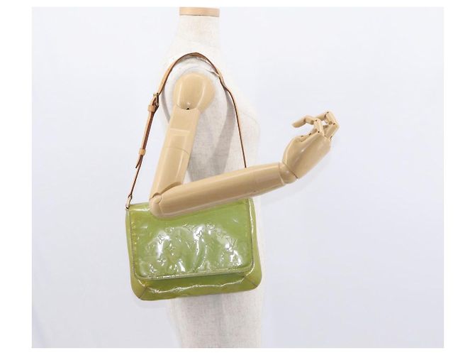 LOUIS VUITTON Borsa Thompson Street Monogram Vernis Blu Baby M91009 Auth bs31550 Blu chiaro - vista 21