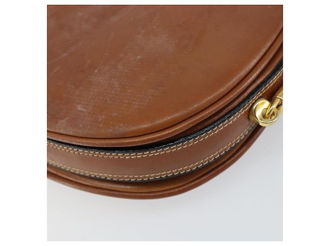BALLY Borsa a Spalla in Pelle Marrone Oro Auth 157101 D'oro - vista 12