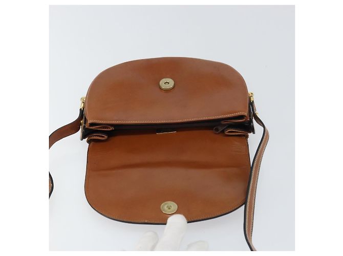 BALLY Borsa a Spalla in Pelle Marrone Oro Auth 157101 D'oro - vista 15